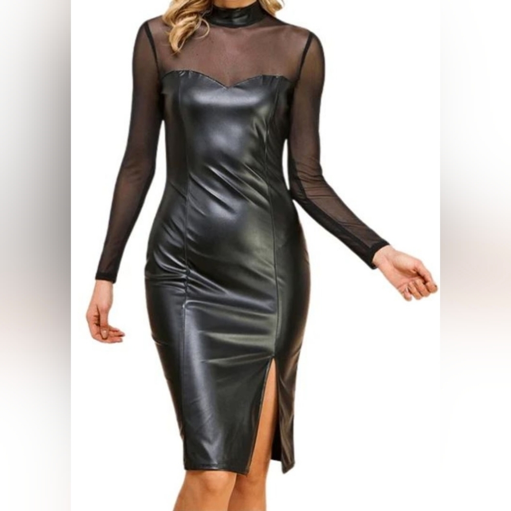 Forever 21 Faux Leather Dress